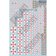 AZUFR0X28 1/72 デカール ポルトガル空軍 国籍マーク [プラモデル用品]