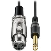 XLR変換ケーブル （XLR-Fプラグ-Φ6.3mmモノラル標準プラグ） AT-MI09/3.0
