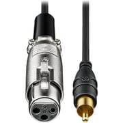 XLR変換ケーブル （XLR-Fプラグ-ピンプラグ） AT-MI17/3.0