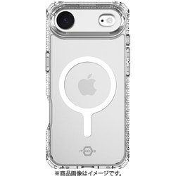 iPhone Air 対応 ケース MagSafe対応 クリア 耐衝撃 ハイブリッド HYBRID R/CLEAR （MagSafe） トランスパレント IT_IQACSPTCM_TR