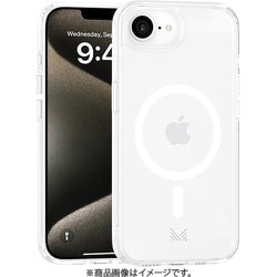 iPhone 16e 対応 ケース マグネット付 耐衝撃 クリア ストラップホール付 ワイヤレス充電対応 ESSENTIALS トランスパレント MC_IS4CSPCEP_TR