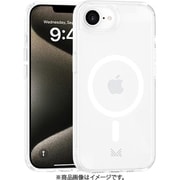 iPhone 16e 対応 ケース マグネット付 耐衝撃 クリア ストラップホール付 ワイヤレス充電対応 ESSENTIALS トランスパレント MC_IS4CSPCEP_TR