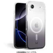 iPhone Air 対応 ケース MagSafe対応 耐衝撃 クリア ESSENTIALS トランスパレント チャコール MC_IQACSPCEP_TC