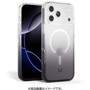 iPhone 17 Pro 対応 ケース MagSafe対応 耐衝撃 クリア ESSENTIALS トランスパレント チャコール MC_IQPCSPCEP_TC