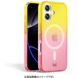 iPhone 17 対応 ケース MagSafe対応 耐衝撃 クリア ESSENTIALS トランスパレント ピンク/イエロー MC_IQNCSPCEP_TY