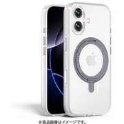 iPhone 17 対応 ケース クリア MagSafe対応 回転リングスタンド 耐衝撃 ESSENTIALS Crystal トランスパレント MC_IQNCSPCEC_TR