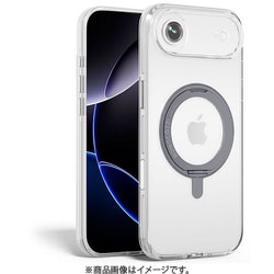 iPhone Air 対応 ケース クリア MagSafe対応 回転リングスタンド 耐衝撃 ESSENTIALS Crystal トランスパレント MC_IQACSPCEC_TR