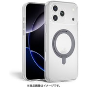 iPhone 17 Pro 対応 ケース クリア MagSafe対応 回転リングスタンド 耐衝撃 ESSENTIALS Crystal トランスパレント MC_IQPCSPCEC_TR