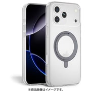 iPhone 17 Pro Max 対応 ケース クリア MagSafe対応 回転リングスタンド 耐衝撃 ESSENTIALS Crystal トランスパレント MC_IQGCSPCEC_TR