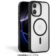 iPhone 17 対応 ケース MagSafe対応 耐衝撃 クリア ARMOUR ブラック MC_IQNCSPTAM_BK