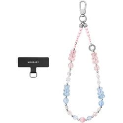 ストラップ ビーズ スマホストラップ 落下防止 リストストラップ Beaded Wrist Strap SH ベアブリス ME_SPASRARWH_BB