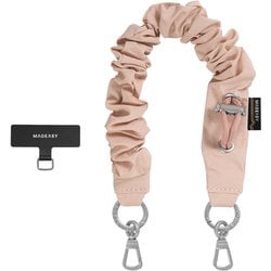 スマホストラップ 落下防止 軽量 Scrunchie Wrist Strap デザートピンク ME_SPASRPESG_DP