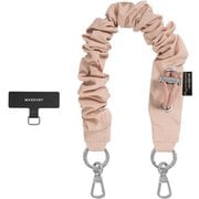 スマホストラップ 落下防止 軽量 Scrunchie Wrist Strap デザートピンク ME_SPASRPESG_DP