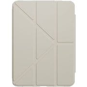 iPad 10世代 A16 対応 ケース スタンド機能付 軽量 半透明 耐衝撃 角度調整可 FACET スターライトホワイト ME_PPHCSPLF4_SW