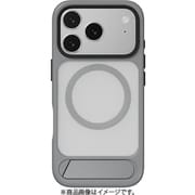 iPhone 17 Pro 対応 ケース クリア MagSafe対応 スタンド付き 耐衝撃 EasyStand M コンクリート SE_IQPCSPTET_CC