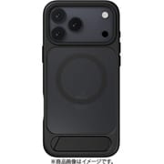 iPhone 17 Pro Max 対応 ケース クリア MagSafe対応 スタンド付き 耐衝撃 EasyStand M ブラック SE_IQGCSPTET_BK