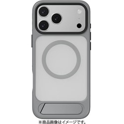 iPhone 17 Pro Max 対応 ケース クリア MagSafe対応 スタンド付き 耐衝撃 EasyStand M コンクリート SE_IQGCSPTET_CC