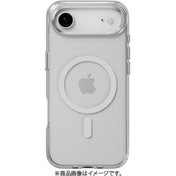 iPhone Air 対応 ケース クリア MagSafe対応 スタンド 耐衝撃 LenStand M シルバー SE_IQACSPTLE_SV
