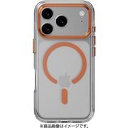 iPhone 17 Pro 対応 ケース クリア MagSafe対応 スタンド 耐衝撃 LenStand M コーラル SE_IQPCSPTLE_CR