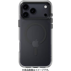iPhone 17 Pro Max 対応 ケース クリア MagSafe対応 スタンド 耐衝撃 LenStand M ブラック SE_IQGCSPTLE_BK