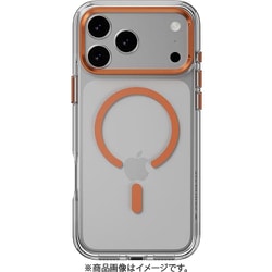 iPhone 17 Pro Max 対応 ケース クリア MagSafe対応 スタンド 耐衝撃 LenStand M コーラル SE_IQGCSPTLE_CR