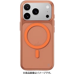 iPhone 17 Pro 対応 ケース MagSafe対応 超薄型 軽量 指紋防止 サラサラ 極薄 フロスト クリア 0.35 M コーラル SE_IQPCSPP5M_CR