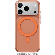 iPhone 17 Pro 対応 ケース MagSafe対応 超薄型 軽量 指紋防止 サラサラ 極薄 フロスト クリア 0.35 M コーラル SE_IQPCSPP5M_CR