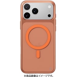 iPhone 17 Pro Max 対応 ケース MagSafe対応 超薄型 軽量 指紋防止 サラサラ 極薄 フロスト クリア 0.35 M コーラル SE_IQGCSPP5M_CR