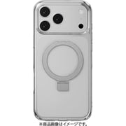 iPhone 17 Pro Max 対応 ケース クリア MagSafe対応 リングスタンド 耐衝撃 MagStand M トランスパレント SE_IQGCSPTMN_TR