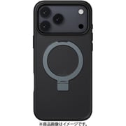 iPhone 17 Pro Max 対応 ケース クリア MagSafe対応 リングスタンド 耐衝撃 MagStand M ブラック SE_IQGCSPTMN_MN
