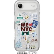 iPhone Air 対応 ケース クリア MagSafe対応 イラスト 耐衝撃 Style M ニューヨーク SE_IQACSPTSC_NY
