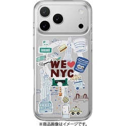 iPhone 17 Pro Max 対応 ケース クリア MagSafe対応 イラスト 耐衝撃 Style M ニューヨーク SE_IQGCSPTSC_NY