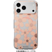 iPhone 17 Pro Max 対応 ケース クリア MagSafe対応 花柄 耐衝撃 花 Fleur M ロゼ SE_IQGCSPTFU_RS