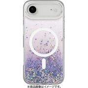 iPhone Air 対応 ケース クリア MagSafe対応 耐衝撃 ラメ StarField M トワイライト/ホワイト SE_IQACSPTEF_TW