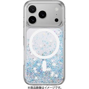 iPhone 17 Pro 対応 ケース クリア MagSafe対応 耐衝撃 ラメ StarField M フローズン/ホワイト SE_IQPCSPTEF_FZ