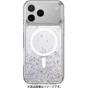 iPhone 17 Pro Max 対応 ケース クリア MagSafe対応 耐衝撃 ラメ StarField M トランスパレント/ホワイト SE_IQGCSPTEF_TR