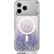 iPhone 17 Pro Max 対応 ケース クリア MagSafe対応 耐衝撃 ラメ StarField M トワイライト/ホワイト SE_IQGCSPTEF_TW