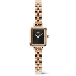 Quadro Mini 15.4x18.2mm RG ブラック文字盤 正規品 2年保証 DW00100848