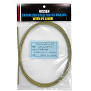 ステンレスシフトアウター 4mm×2m くるみ ヘッダ付