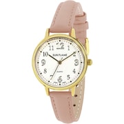 日本製 革ベルト レディースウォッチ JF4D0009-PI