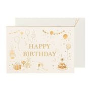 グリーティングカード バースデー スプラッシュ TC0F4