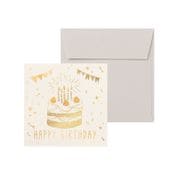 ミニグリーティングカード バースデー ミニ ケーキ TC0G7