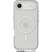 iPhone Air 対応 ケース クリア MagSafe対応 耐衝撃 MIL規格 黄ばみ防止 Bright M トランスパレント/ホワイト ME_IQACSPCB1_TW