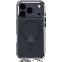 iPhone 17 Pro 対応 ケース クリア MagSafe対応 耐衝撃 MIL規格 黄ばみ防止 Bright M トランスパレント/ミッドナイト ME_IQPCSPCB1_TM
