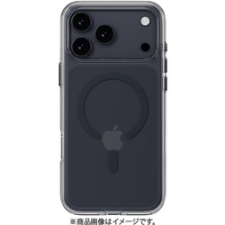 iPhone 17 Pro Max 対応 ケース クリア MagSafe対応 耐衝撃 MIL規格 黄ばみ防止 Bright M トランスパレント/ミッドナイト ME_IQGCSPCB1_TM
