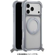 iPhone 17 Pro Max 対応 ケース クリア MagSafe対応 回転リングスタンド 耐衝撃 Odyssey Stand M ミスト ME_IQGCSPTO7_MT