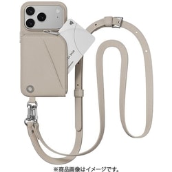 iPhone 17 Pro 対応 ケース ショルダー ストラップ付き カード入れ ポーチ付き Pouch スターライト/スターライト ME_IQPCSPLPO_SL