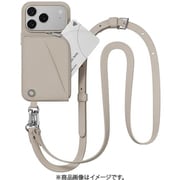 iPhone 17 Pro 対応 ケース ショルダー ストラップ付き カード入れ ポーチ付き Pouch スターライト/スターライト ME_IQPCSPLPO_SL