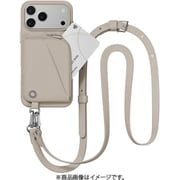 iPhone 17 Pro Max 対応 ケース ショルダー ストラップ付き カード入れ ポーチ付き Pouch スターライト/スターライト ME_IQGCSPLPO_SL