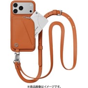 iPhone 17 Pro Max 対応 ケース ショルダー ストラップ付き カード入れ ポーチ付き Pouch コーラル/コーラル ME_IQGCSPLPO_CR